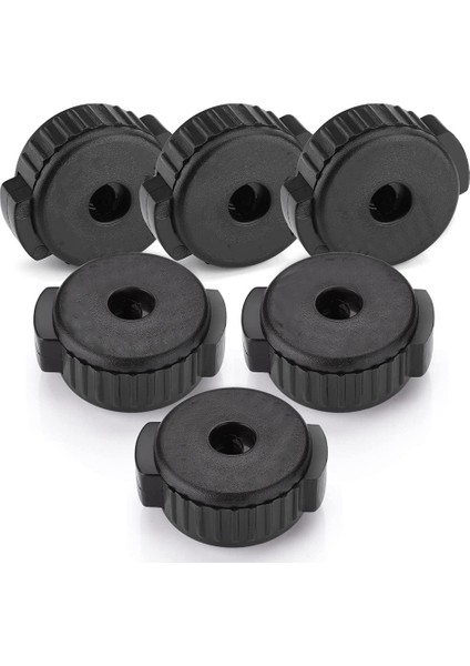 6 Adet Plastik Zil Somunları, Perküsyon Davul Kiti Için Hızlı Set Zil Somunu, Perküsyon Yedek Parçaları (Yurt Dışından)