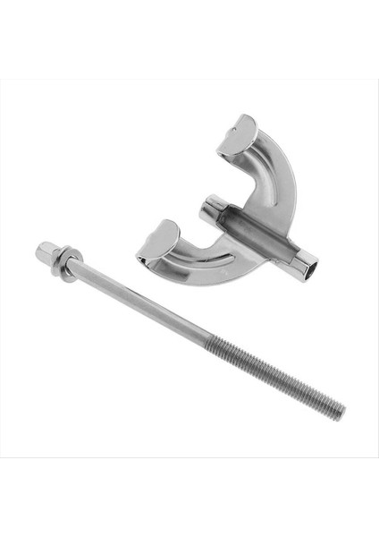 Bas Davul Onarım Parçaları Için 8 Adet Bas Davul Pençe Kancası Vidalar ve Gerginlik Çubukları (Yurt Dışından)