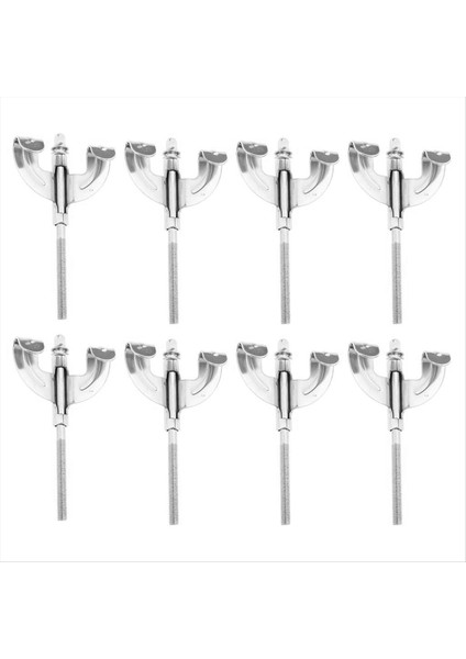 Bas Davul Onarım Parçaları Için 8 Adet Bas Davul Pençe Kancası Vidalar ve Gerginlik Çubukları (Yurt Dışından) modelleri