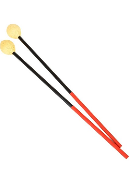 Malletler ve Dumbalıklar Marimba Malletleri Için 1 Çift Karbon Fiber Kırmızı Tutamak Ksilofon Malletleri Perküsyon Enstrümanları (Yurt Dışından) fırsatları