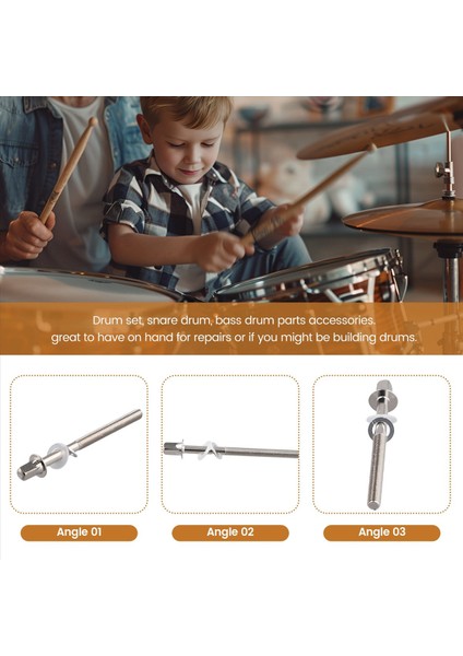 12PCS Davul Gerginlik Çubukları Gerginlik Vidaları Bas Davul Vidaları Set Bas Trampet Davul Aksesuarları Davul Donanımı M5X60MM (Yurt Dışından) indirimleri