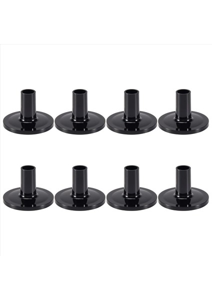 8pcs Zil Kolları 8pcs 38X26MM Siyah Davul Zerse Kılıf (Yurt Dışından)