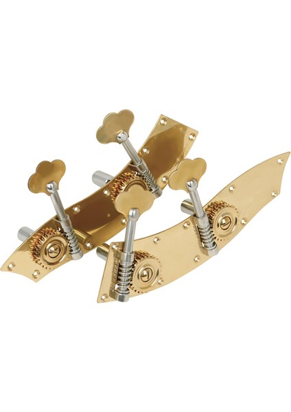 3/4 4/4 Dik Bas Çift Tuner Makine Bas Pegs Çift Bas Tuning Caps Head Winders Pegs Set (Yurt Dışından)