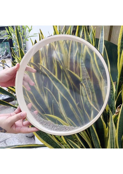 Çift Taraflı Dalga Davul, Okyanus Davulcusu, Ahşap Deniz Ses El Alkış Davulu, Meditasyon Ses Terapisi Uykuya Yardım 12 Inç (Yurt Dışından) fırsatları