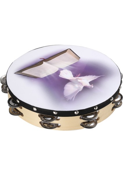 10 Inç Ahşap Tef Güverle Incil Müzik Perküsyon Enstrümanı Tef Çift Tef (Yurt Dışından) fırsatları