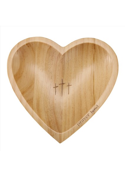 Dua Kasesi, Kalp Dua Kasesi Ahşap, Kadınlar Için Hıristiyan Ler, Ahşap Dua Hamur Kasesi, Kalp Şekleli Dekor Kasesi (Yurt Dışından)