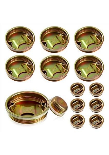 12 Paket Çelik Bung Tapası Drum Bung 6cm ve 3cm Bung Delik Kapağı 55 Galon Davul Kapakları Kaplamalı Kaplamalı Metal Bung Kapakları (Yurt Dışından) fiyatları