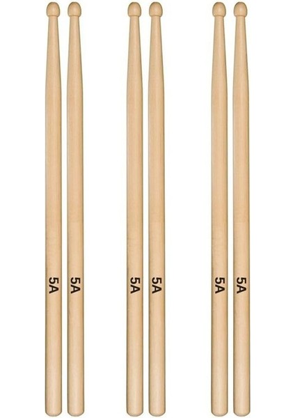 12 Çift 5A Davul Çubukları, Yetişkinler Için Ahşap Uç Davul Çubukları Çocuklar ve Müzik Enstrümanı Perküsyon Aksesuarları Için Yeni Başlayanlar (Yurt Dışından) modelleri