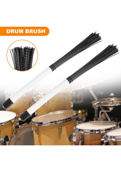 2pcs Cajon Fırça Teleskoping Davul Fırçaları Naylon Çubuklar Jazz Stick Drum Musical Için Perküsyon (Yurt Dışından) indirimleri