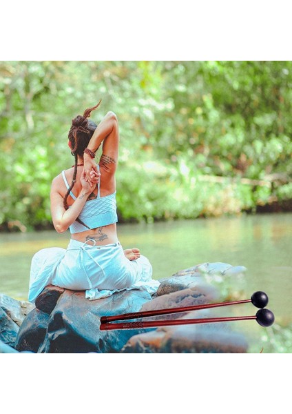 1 Çift Dil Davul Maletleri Yumuşak Kauçuk Başlık Davul Maletleri Kütük Davulları Için Çubuklar Dil Davulları ve Klavye Perküsyonu (Yurt Dışından) fiyatları