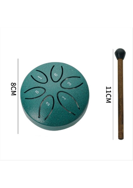 Mini Eterik Davul 3 Inç 6 Nota Çelik Dil Davul Elle (Yurt Dışından) fırsatları