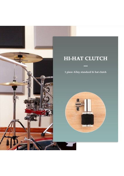 Alaşım Hi-Hat Debriyaj Hi Şapka Çembel Stand Jazz Davul Perküsyon Aracı Enstrüman Parçaları ve Aksesuarları (Yurt Dışından) modelleri