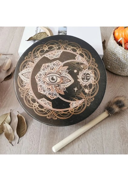 Ay Tutulması Davul Moon Tarzı Ses Takımı Koyun Derisi Perküsyon Enstrümanı 25CM (Yurt Dışından) fiyatları