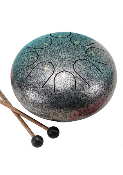 6 Inç 8 Ton Yağmur Davul Açık Çakra Davul Bahçesi Enstrümanı Yağmur Davul Eterik Davul F (Yurt Dışından)