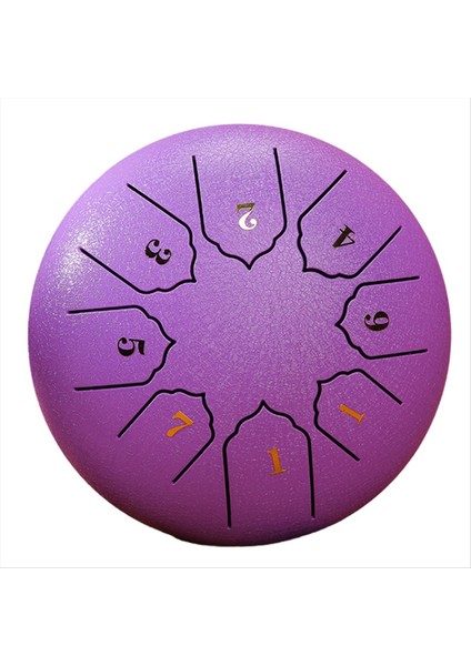 6 Inç 8 Tonlu Sesli Yağmur Davul Açık Yağmur Davul Perküsyon Enstrümanı Yoga Meditasyonu Özel Mor (Yurt Dışından) fırsatları