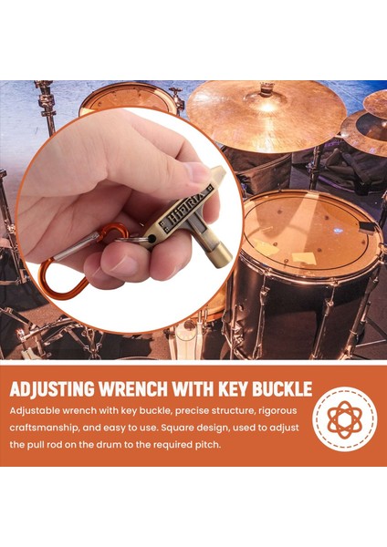 Müzik Enstrümanı Accs Drum Set Cilt Ayarlama Anahtar Snap Hook Drum Kit Anahtarı Aracı Perküsyon Ayarlama Aracı (Yurt Dışından) indirimleri