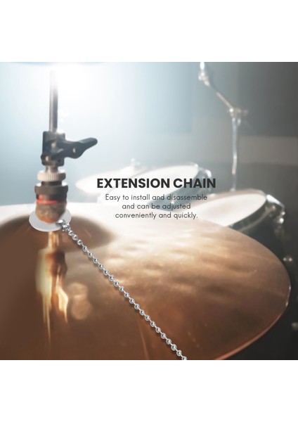 Davul Kitleri Için Kullanılan Davul Caz Seti Için Çinko Alaşım Zil Sizzler Uzatma Zinciri, Caz Davulları (Yurt Dışından) indirimleri