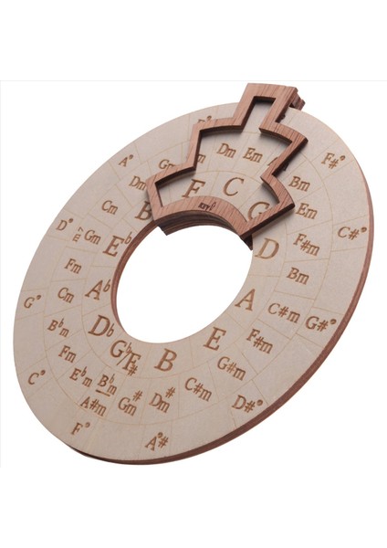 Ahşap Melodi Aracı, Müzisyenler Için Akor Tekerleği, Daire Ahşap Tekerlek ve Müzikal Aydınlanma Aracı (Yurt Dışından) modelleri