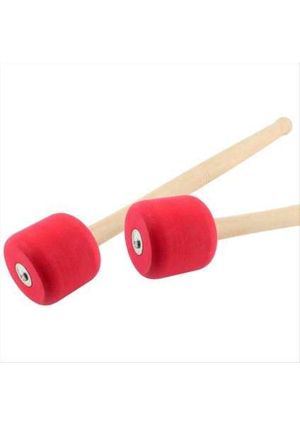 2 Adet Bas Davul Çubukları Köpük Bas Davul Çekiç Bas Çubuklar Premium Trampet Davul Çubukları Takım Davul Aksesuarları, Kırmızı (Yurt Dışından) indirimleri