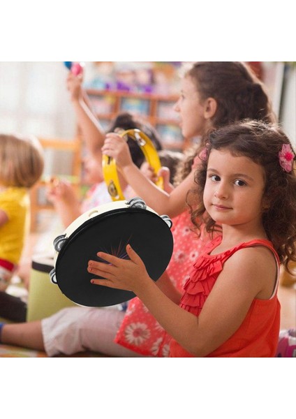 10 Inç El Tipi Tef Çift Sıra Jingle Davul Perküsyon Enstrümanı Yetişkin Kilisesi Ktv Parti Dans Müziği Enstrümanı (Yurt Dışından) indirimleri