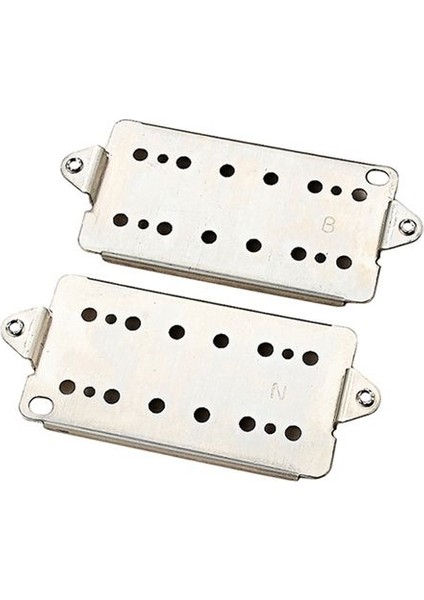 2pcs Gitar Boyun Köprüsü Humbucker Pikap tabanı 50mm 52mm kutup aralıkları humbucker köprü boyun parçaları (Yurt Dışından) modelleri