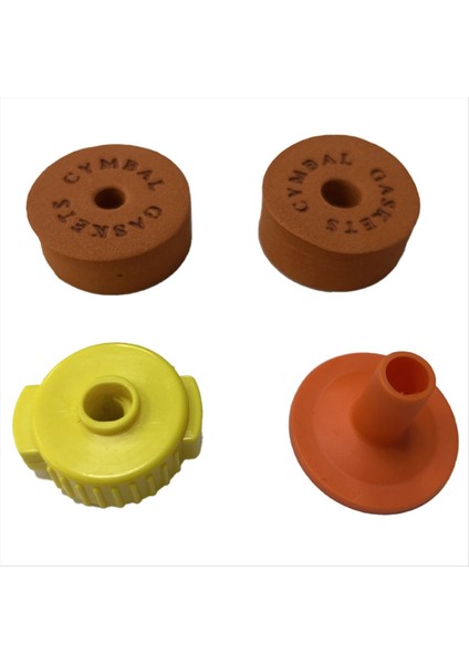 Sarı Zil Koruma Pamuk Keçe Sünger Ped Zil Çıtır Serbest Bırakma Kapağı Hızlı Serbest Bırakma Davul Set Aksesuarları (Yurt Dışından)