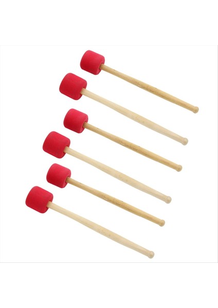 Kırmızı 12.8 Inç Köpük Kauçuk Davul Çubukları, Bas Davul Çubukları, Kaymaz Bas Perküsyon Çubukları, Perküsyon Aksesuarları (Yurt Dışından)