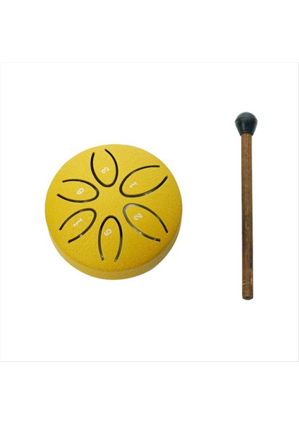 Dışarı Için Yağmur Davul, Çelik Dil Davul 6 Notlar 3 Inç Çakra Tank Davul Çelik Perküsyon Yastıklı Tokmak Altın (Yurt Dışından)