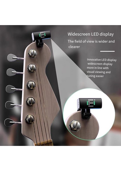 Gitar Tuner Üzerinde Swiff Klipsli Gitar Kemanı ve Dizilmiş Enstrümanlar Için Tuner Professional&#39;da Çok Fonksiyonlu Klipli Klip (Yurt Dışından) fırsatları