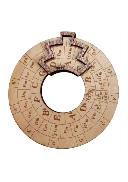 Ahşap Melodi Aracı Müzik Enstrümanı Ahşap Melodi Üreticisi Beşinci Tekerlek, Daire Ahşap Tekerlek ve Müzikal (Yurt Dışından)