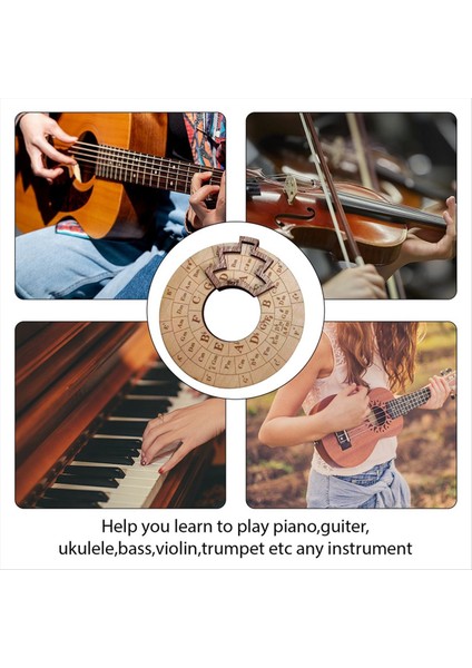 Ahşap Melodi Aracı Müzik Enstrümanı Ahşap Melodi Üreticisi Beşinci Tekerlek, Daire Ahşap Tekerlek ve Müzikal (Yurt Dışından) fırsatları