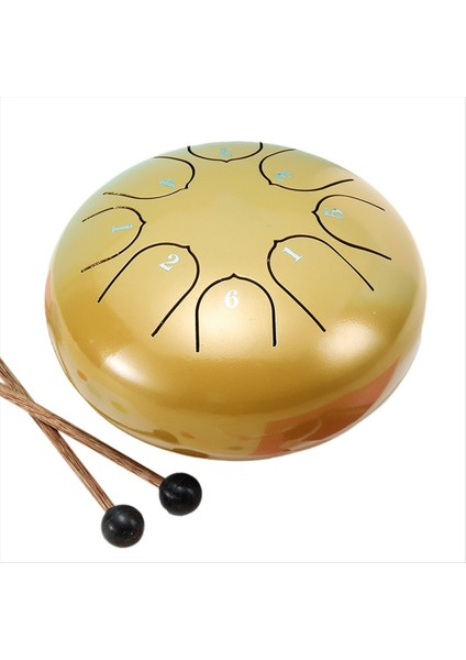 6 Inç 8 Ton Yağmur Davul Açık Çakra Davul Bahçesi Enstrümanı Yağmur Davul Eterik Davul E (Yurt Dışından)