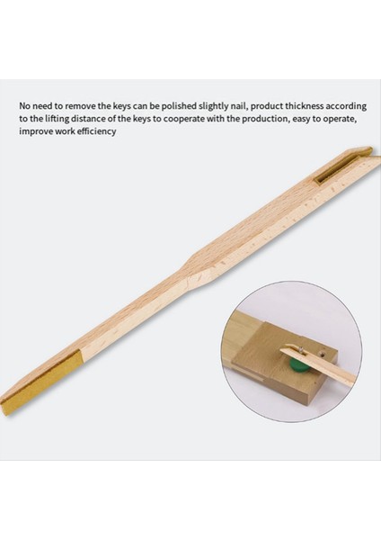 Piyano Onarım ve Tırnak Parlatma Çubuğu Seti, Piyano Bakımı Için Ahşap Tırnak Parlatma Parlatma Çubuğu (Yurt Dışından) indirimleri