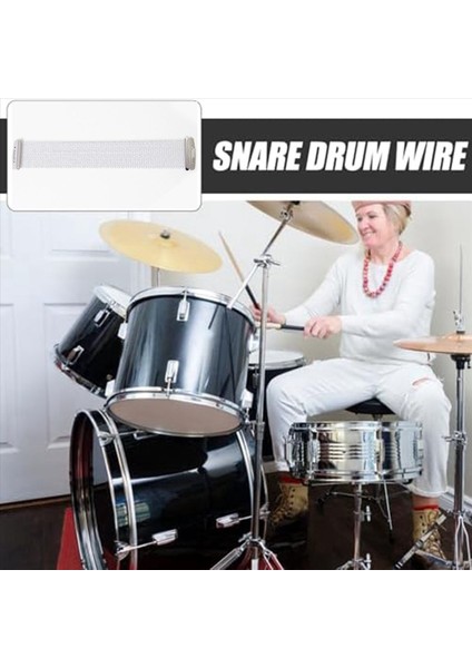 Trampet Tel Snare Davul Tel Tel Kayışları Trampet Davul Aksesuarları 20 Şeritler Çelik Trampetler Için Çelik Yedek Bölüm 12IN (Yurt Dışından) indirimleri