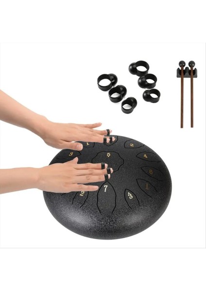 Boş Davul 11 ​​tonlu Eterik Davul C Anahtar Çelik Dil Davul Müzik Aleti (Yurt Dışından) modelleri