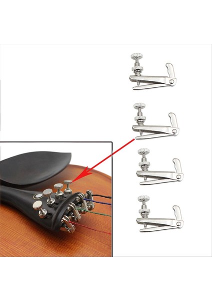 Keman Ince Ayar 3/4/4/1/2 Metal Tuner Keman Ipi Kanca Ayar Tuner (Yurt Dışından) fırsatları