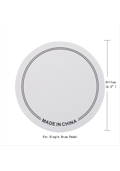 Bas Davul Yaması, Davul Kafası Davul Perküsyon Enstrümanı Aksesuarları, Bas Davul Yamaları Beyaz 11 x 11CM (Yurt Dışından) indirimleri