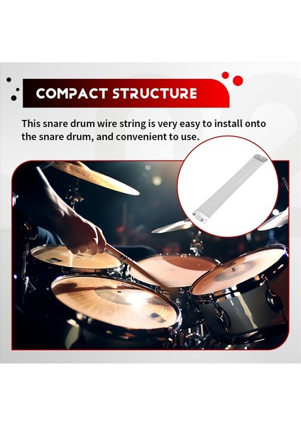 Trampet Tel Snare Davul Tel Tel Kayışları Trampet Davul Aksesuarları 20 Şeridi Trampetler Için Çelik Yerini Değiştirme Bölüm 14IN (Yurt Dışından) indirimleri