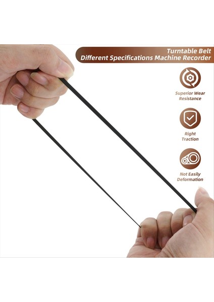 10 Adet Pikap Kayışı Farklı Özellikler Turntable Fono Için Kaydedici Kauçuk Kayış (Yurt Dışından) indirimleri