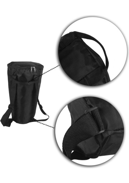 Hk.lade 8 Inç Djembe Davul Taşıma Çantası, Taşınabilir Su Geçirmez Siyah Omuz Afrika Davul Çantası Müzik Aleti Aksesuarı (Yurt Dışından) fırsatları