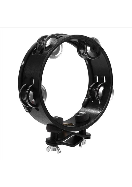 Drum Circle Çift Sıralı Çıngırak Drum Halkalar Tef Davul Tamborin Perküsyon Müzik Aletleri Siyah (Yurt Dışından) modelleri