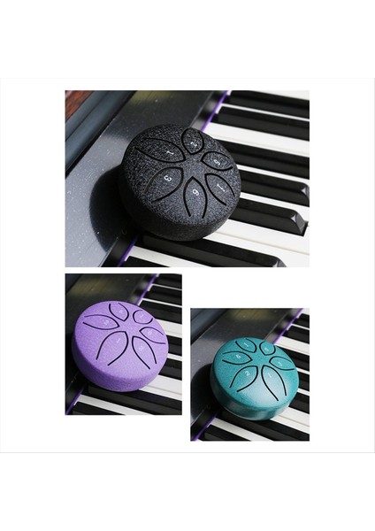 3 Inç 6 Tonlu Çelik Dil Davul Mini El Tava Davulları Davullu Perküsyon Müzik Aletleri Davul Lacivert (Yurt Dışından) fiyatları