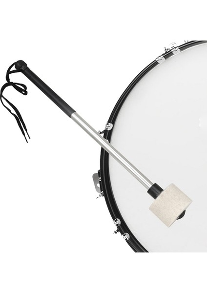 2pcs Büyük Trampet Davul Çubukları Paslanmaz Çelik Kaymaz Keçe Keçe Başı Davul Çubukları Çalıyor (Yurt Dışından) fiyatları