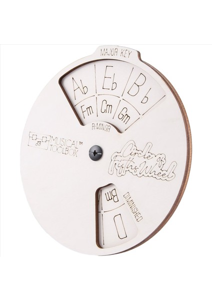 Ahşap Melodi Aracı, Müzisyenler Için Beşinci Çember, Akor Kombinasyonlarını Kolayca Bulmak Için. (Beyaz) (Yurt Dışından) modelleri