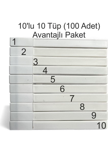 1404 Geniş Maket Bıçağı Yedeği 18MM 7 Kırımlı 100 Adet modelleri