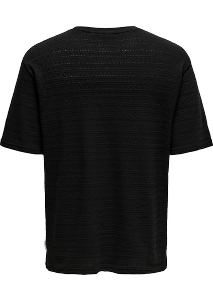 Onsgıvo Reg 12 Ss Crew Knıt Noos Erkek Siyah T-Shirt - 22031761 fiyatları