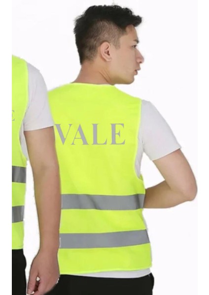 Ikili Fosforlu Reflektörlü Vale Yeleği, Otopark Görevli Yeleği fiyatları