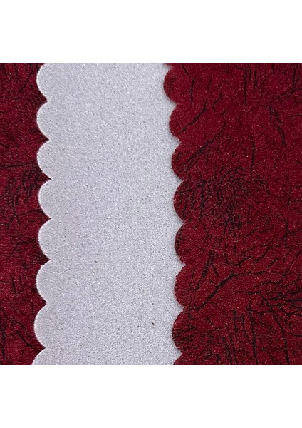 Koltuk Kaymaz Tabanlı Lüks Kadife Koltuk Kanepe Çekyat Örtüsü - Konforlu Bordo Damar Desenli 170x210 Cm fırsatları