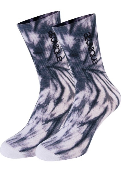 Unisex Batik Yarım Havlu Dikişsiz Spor Çorabı