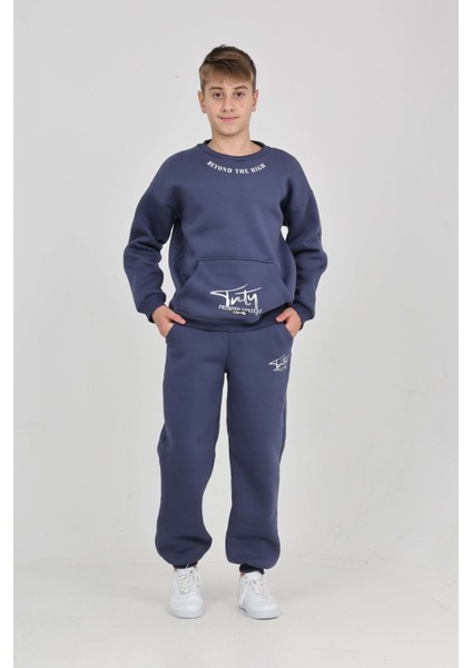 Erkek Çocuk Yaka Baskılı Eşofman Takım indirimleri